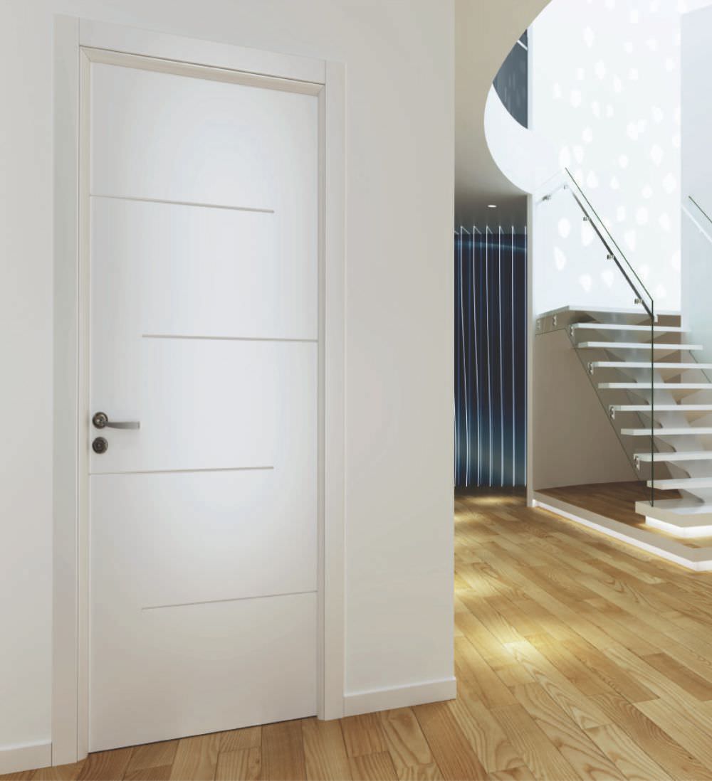 LiniaH2O - Дверь Полотно Bakis Door Modaline MDF 600mm PVC Soft White