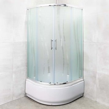 Cabină de duș LiniaH2O Tiffany 900x900x1950 /400 4 mm